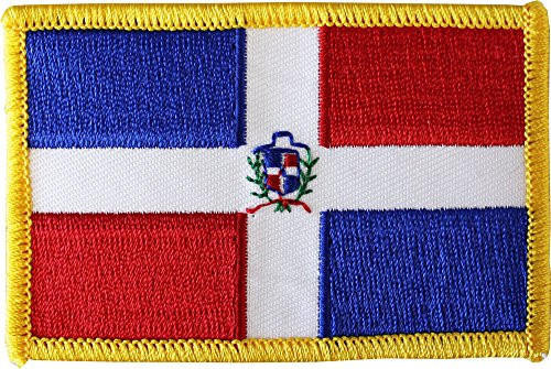 Flagline Dominican Republic - Country Rectangular Patch
