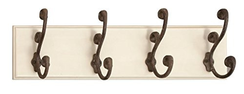 Deco 79 Wood Metal Wall Hook 24" W, 7" H-66508, 24" x 7"