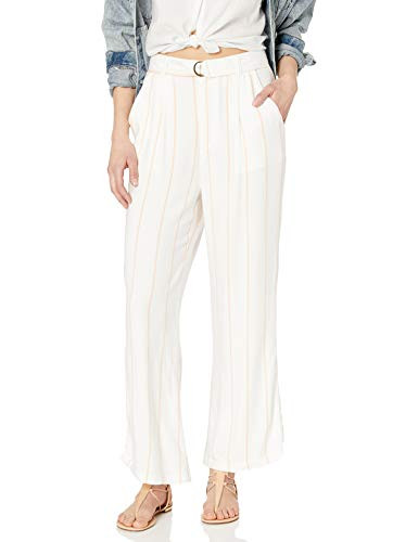 OBEY womens AMALFI PANT Pants  White Multi LARGE