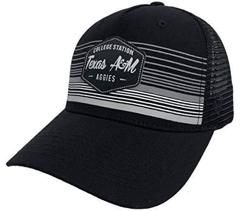 Top of the World Texas A and M Aggies Tow Black Frequency Patch Logo Mesh Snapback Hat Cap Top of the World Texas A and M Aggies Tow Black Frequency Patch Logo Mesh Snapback Hat Cap
