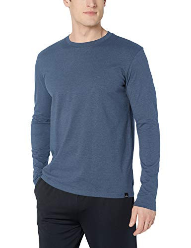 prAna - Men s prAna Long Sleeve T-Shirt  Denim Heather  Large