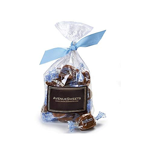 AvenueSweets - Handcrafted Individually Wrapped Soft Caramels - 8 oz Bag - Sea Salt