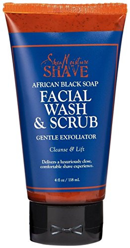 SheaMoisture African Black Soap Facial Wash  and  Scrub - 4 oz