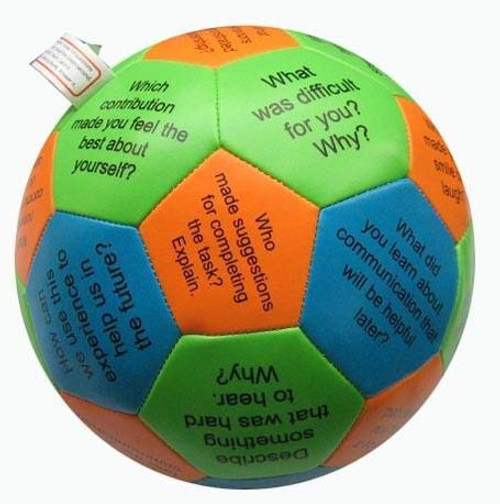 Training Wheels Debriefing Thumball - for End of Group Debriefing and Team Building Activities for Work and Therapy -Debriefing 6 inch- Training Wheels Debriefing Thumball - for End of Group Debriefing and Team Building Activities for Work and Therapy -Debriefing 6 inch-