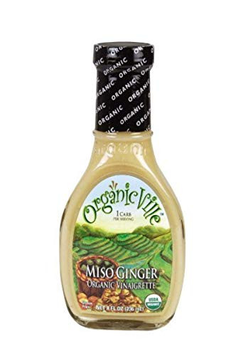Organicville Organic Miso Ginger Vinaigrette - 8 oz -Pack of 3-