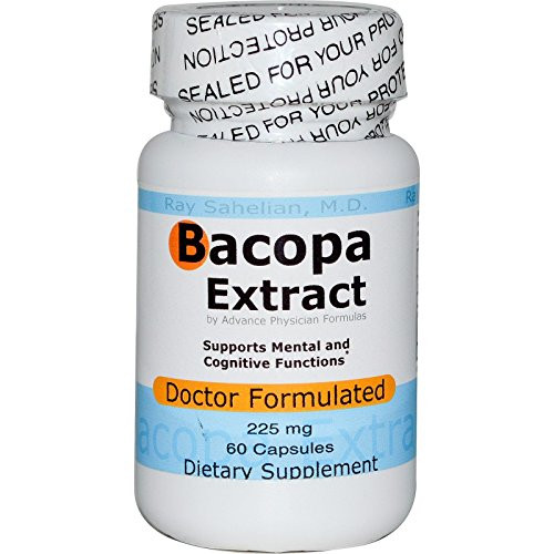Advance Physician Formulas Bacopa Extract  225 mg  60 Vegetable Capsules
