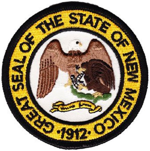 New Mexico - 3 in Round State Seal Patch