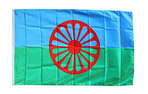 Romani - 3 ft x 5 ft Dura-Poly Polyester Novelty Flag by Flagline