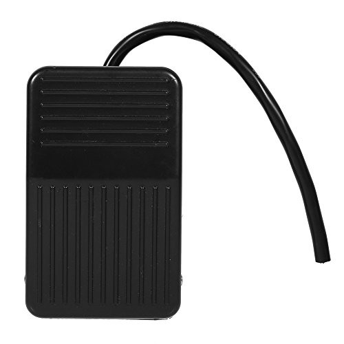 NCONCO Electrical Foot Pedal Switch  220V   380V Power Plastic Foot Pedal Switch On Off Control Black Color  Plus  10cm Cord