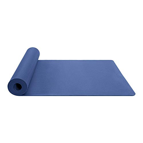 GuangYuan Yoga Mat Classic Pro Yoga Mat TPE Eco Friendly Non Slip Fitness Exercise Mat -Navy- GuangYuan Yoga Mat Classic Pro Yoga Mat TPE Eco Friendly Non Slip Fitness Exercise Mat -Navy-
