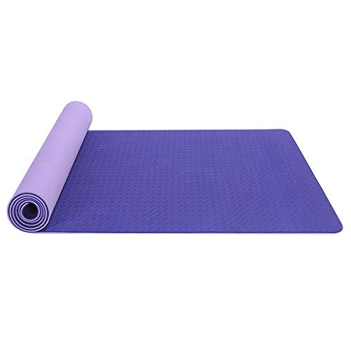 GuangYuan Classic Pro Yoga Mat TPE Eco Friendly Non Slip Fitness Exercise Yoga Mat -Purple- GuangYuan Classic Pro Yoga Mat TPE Eco Friendly Non Slip Fitness Exercise Yoga Mat -Purple-
