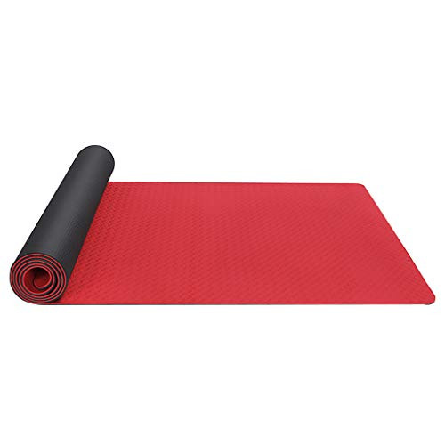 GuangYuan Classic Pro Yoga Mat TPE Eco Friendly Non Slip Fitness Exercise Yoga Mat -red- GuangYuan Classic Pro Yoga Mat TPE Eco Friendly Non Slip Fitness Exercise Yoga Mat -red-