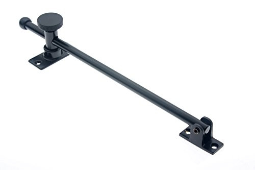 idh by St. Simons 21001-019 Professional Grade Quality Genuine Solid Brass Casement Adjuster, 10-Inch, Matte Black