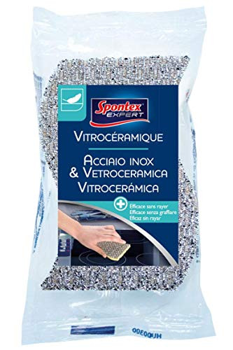 Spontex Stainless Steel Scourer for Ceramic Hob