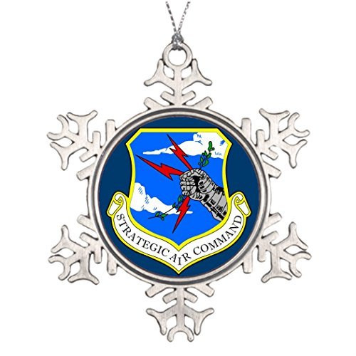 VinMea Best Friend Snowflake Ornaments Strategic Air Command SAC Patch Christmas Decorating Ideas Badge