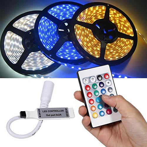 ????????? ???? COSIKI Mini 17 20 24 44 Keys IR Remote Wireless Controller for 3528 5050 RGB LED Strip Light-IR24 Key-