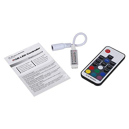 ????????? ???? COSIKI Mini 17 20 24 44 Keys IR Remote Wireless Controller for 3528 5050 RGB LED Strip Light-RF17 Key-