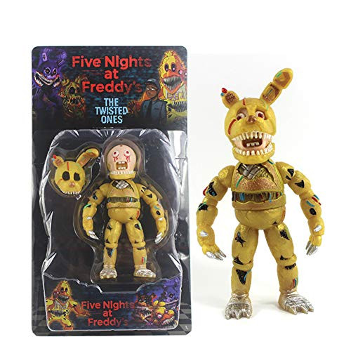 Five Nights Games Five Nights at Freddy s figures Action Figure Five Nights at Freddy s toys 6.5-Inch  Teddy Bear with light Toys For Children Gift  Kids Doll - Gifts for Five Nights at Freddy s Fans