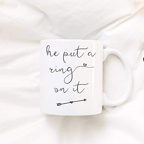 He Put a Ring on it Mug. Engagement Announcement. We re Engaged. Engagement Ring. Engaged. Fiance. Feyonce He Put a Ring on it Mug. Engagement Announcement. We re Engaged. Engagement Ring. Engaged. Fiance. Feyonce