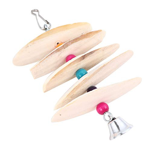 Scicalife Cuttle Bone Chewing Bird Toy Natural Cuttlebone Calcium Chew Pet Toys Cuttlebone Holder for Bird Parrot Cage Hamster Rabbit
