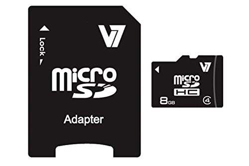 VAMSDH8GCL4R-2E - Flash-Speicherkarte -microSDHC SD-Adapter inbegriffen- - 8 GB