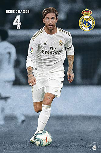 POSTER STOP ONLINE Real Madrid - Soccer Poster -Sergio Ramos- -Size 24 x 36-