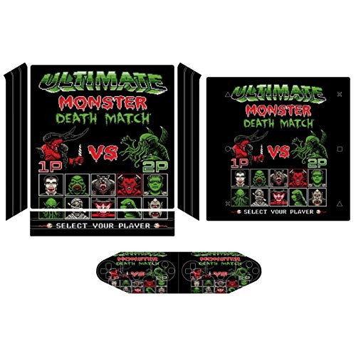 Ultimate Monster Death Match Darkness Vs Cthulhu Compatible with PS4 Pro controller and console skin sticker protective cover wireless wired gamepad controller