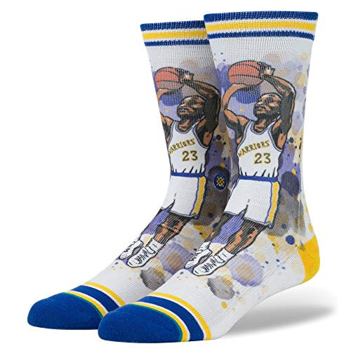 Stance NBA Legends ROCK Socks -Blue  L -9-12-- Stance NBA Legends ROCK Socks -Blue  L -9-12--