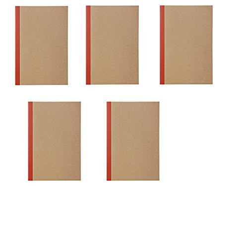 MoMa MUJI Notebook B5 30sheets - Pack of 5books Beige