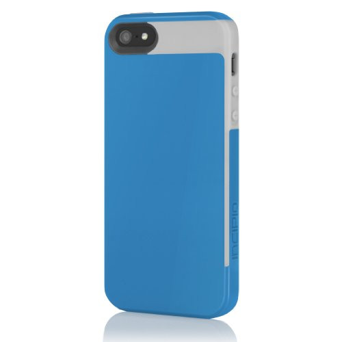 Incipio Faxion Case for iPhone 5S - Retail Packaging - Blue/Haze Gray
