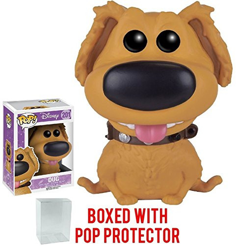 Funko Pop! Disney Pixar: Up - Dug Vinyl Figure (Bundled with Pop Box Protector Case)