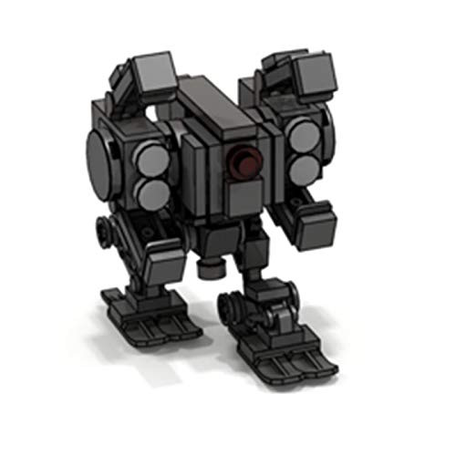 ECLENYES 75Pcs STEM MOC Mini Mecha Model Small Particle Building Blocks Educational Toy Set - Dark Grey-The Product is not Made and Sold by Lego and has no Connection with Lego-