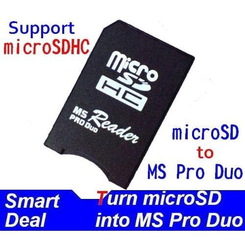 SanDisk 8GB MicroSDHC Memory Card -BULK- Plus MS Pro Duo PSP Adapter SanDisk 8GB MicroSDHC Memory Card -BULK- Plus MS Pro Duo PSP Adapter