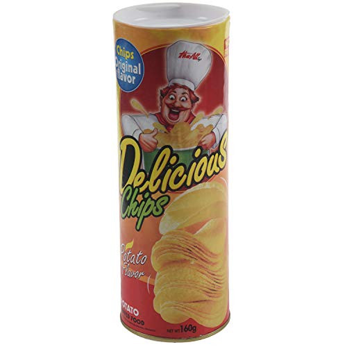 UANG The Potato Chip Snake Can Jump Spring Snake Toy Gift April Fool Day Halloween Party Decoration Jokes in A Can Gag Gift Prank Large Size -Potato Chip Style-