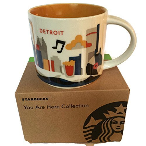 Starbucks You Are Here Collection Detroit Mug