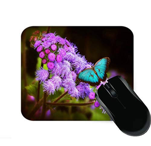 Flower Butterfly Spring Mouse Pad 9.8 X 7.8 in
