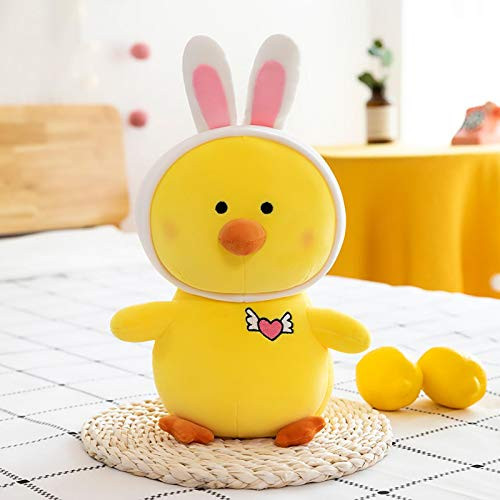 Kids  Little Yellow Chicken Plush Pillows Cute and Warm Pillow Sofa Backrest Plush Toys for Children Stuffed Yellow Chicken Easter Chicks Plush Toy for Toddler Kids Spring Festival for Girl Boy