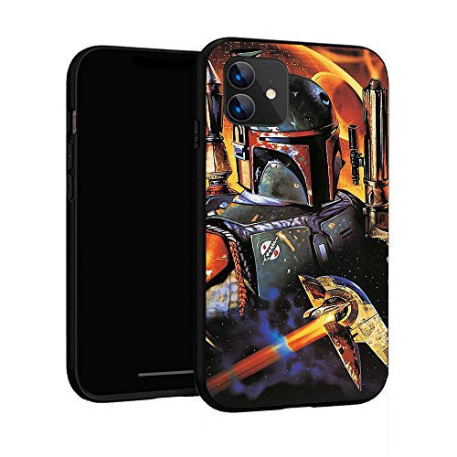 N   A iPhone 11 Case TPU Plastic Case Cover for iPhone 11 -Star-Wars-Boba-