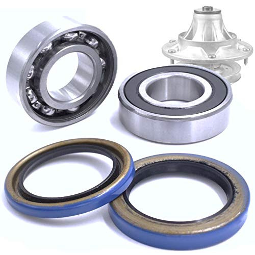 HD Switch -1 Kit Deck Spindle Bearing  and  Seal Rebuild Kit Replacement for John Deere M127198  M85699  M88251