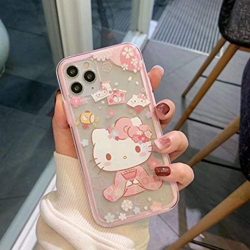 iPhone 7   iPhone 8-4.7 inch Hello Kitty Case Cute Cartoon Hello Kitty Hard Case Cover Shockproof Bumper Case -Pink iPhone 7   iPhone 8-