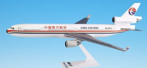 Flight Miniatures China Eastern McDonnell Douglas MD-11 1:200 Scale Display Model with Stand