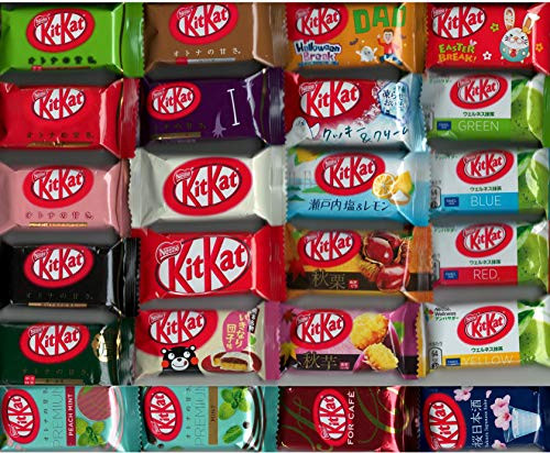 Nestle Kit Kat Assorted 24 types -1 each- 24 in total KitKat Japan Import