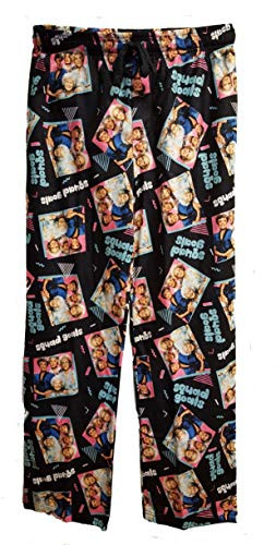 The Golden Girls Mens Lounge Pants,Black,XX-Large (44-46)