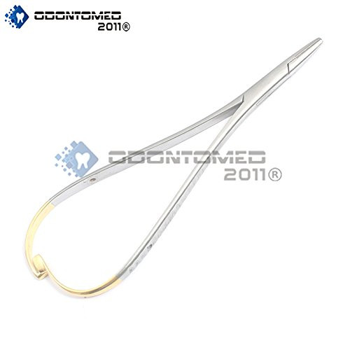 OdontoMed2011 Dental Mathieu Needle Holder Tc Tip 14cm -5.5 inch- Pliers Forceps Orthodontics Instruments ODM OdontoMed2011 Dental Mathieu Needle Holder Tc Tip 14cm -5.5 inch- Pliers Forceps Orthodontics Instruments ODM