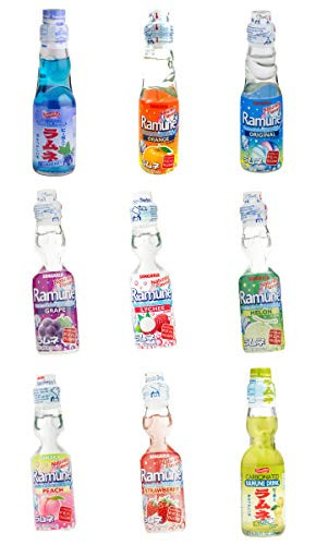 Ramune Japanese Marble Soda Choose your flavor -9 Flavor Sampler-