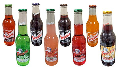 Frostie Soda 12 ounce Glass Bottles -Variety Pack  6-