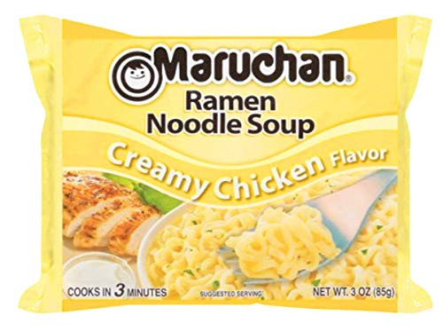Maruchan Ramen Noodle Soup  Creamy Chicken Flavor -3 oz-  12 count
