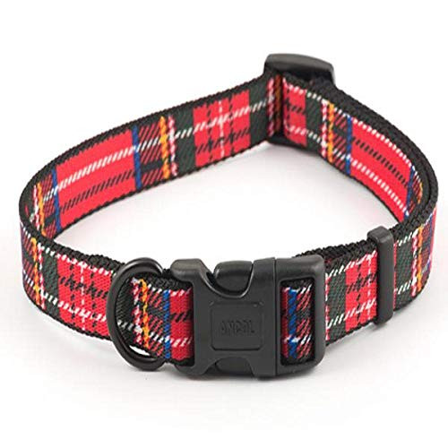 Ancol Nylon Adjustable Collar  45-70 cm  Size 5-9  Red