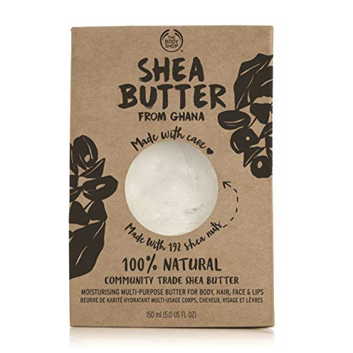 The Body Shop 100 percent  Natural Shea Butter  5 Fl Oz -Vegan-