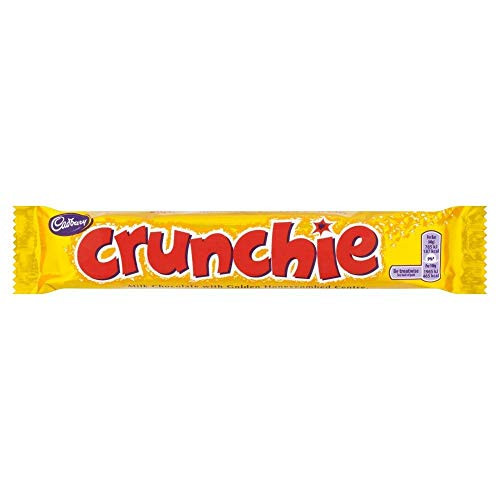 Cadburys Crunchie - 40g - Pack of 12 -40g x 12 Bars- Cadburys Crunchie - 40g - Pack of 12 -40g x 12 Bars-